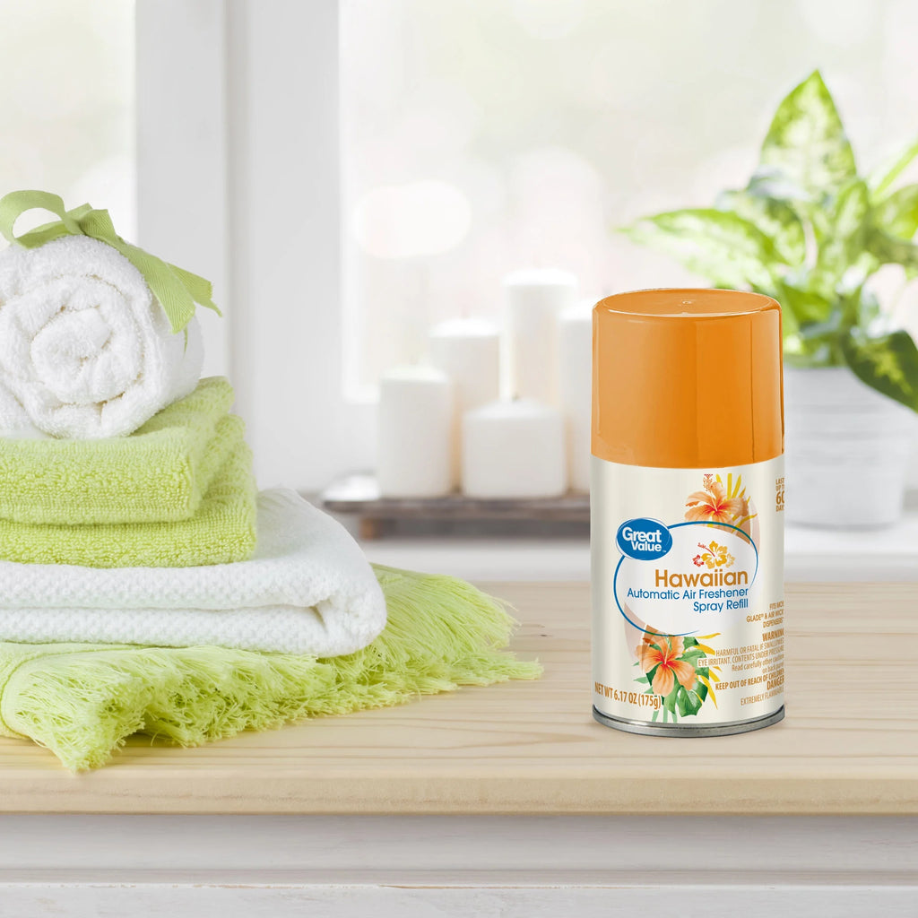 Automatic Air Freshener Spray Refill, Hawaiian, 2 Pieces W718827