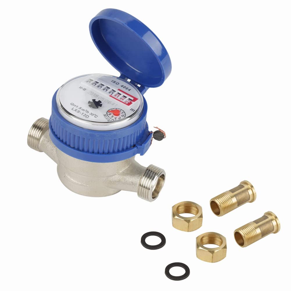 1/2 Inch Plastic Water Flow Meter Pack of 2 X62780