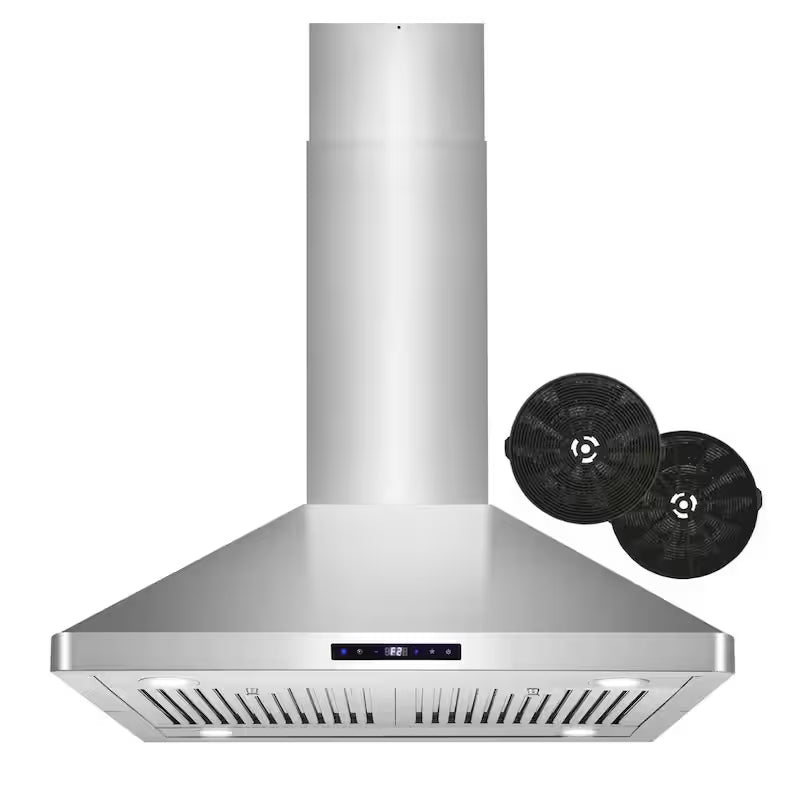 30 in. 380 CFM Convertible Ductless Island Range Hood K785
