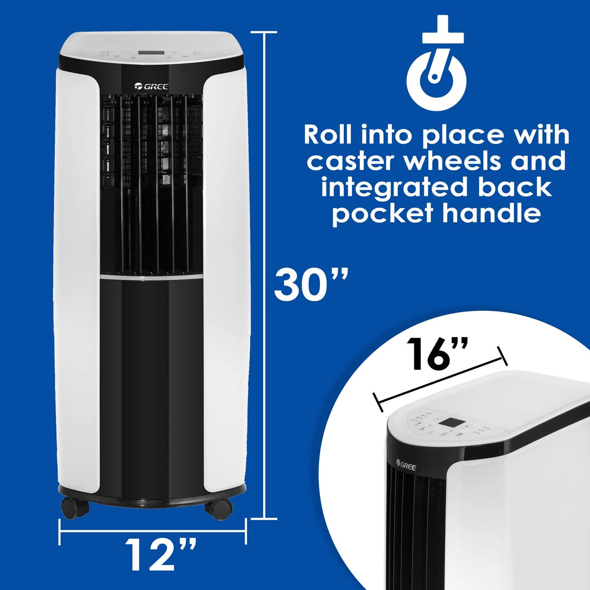 6,000 BTU Portable Air Conditioner with Remote F24033