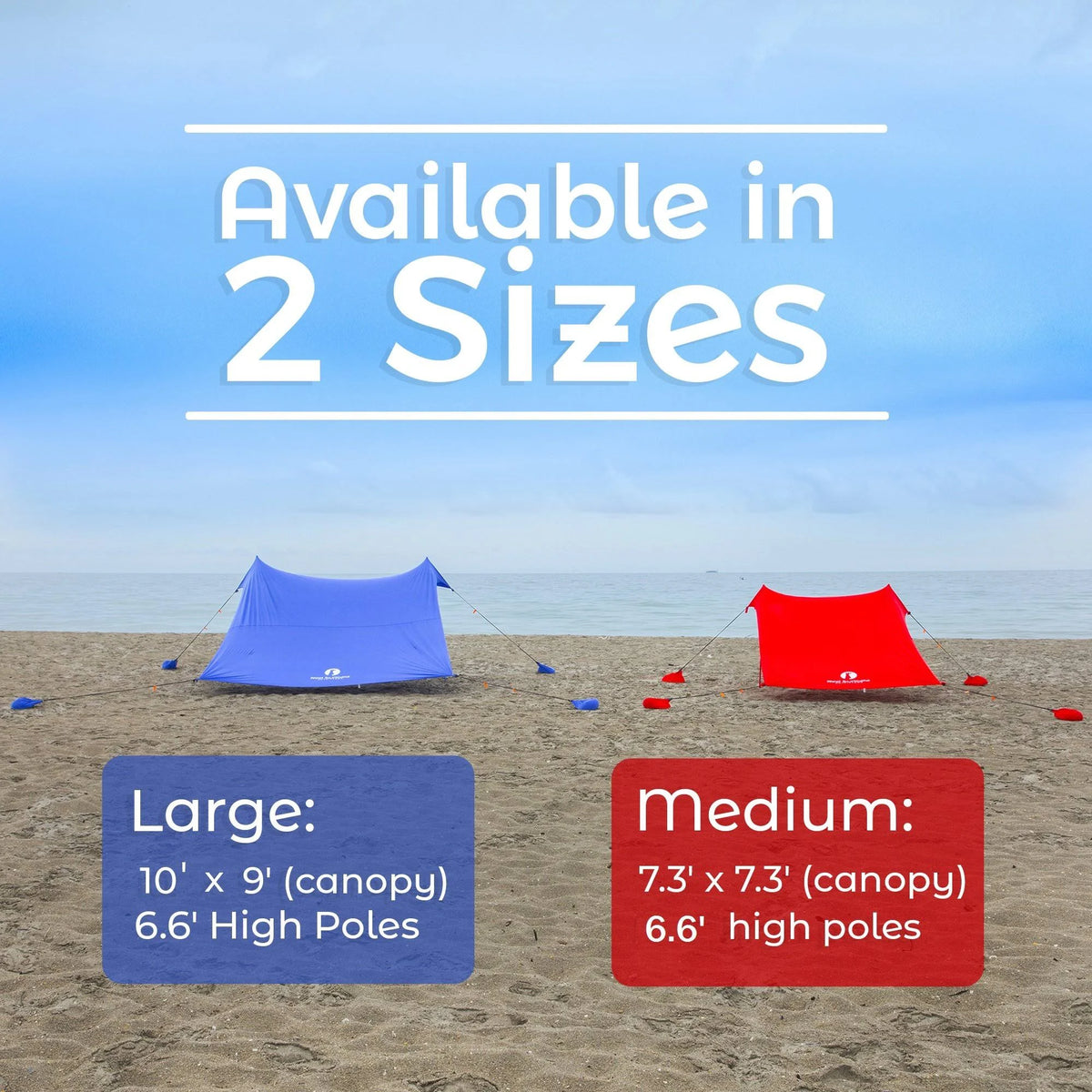 Medium Black Beach Sun Shade Canopy Tent E91123