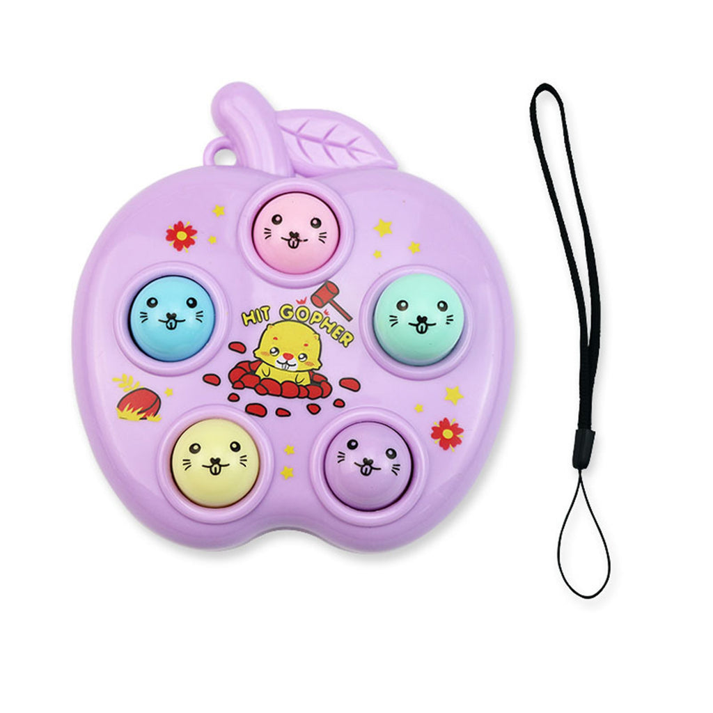 Mini Portable Whack-a-mole Game Console Keychain F94844
