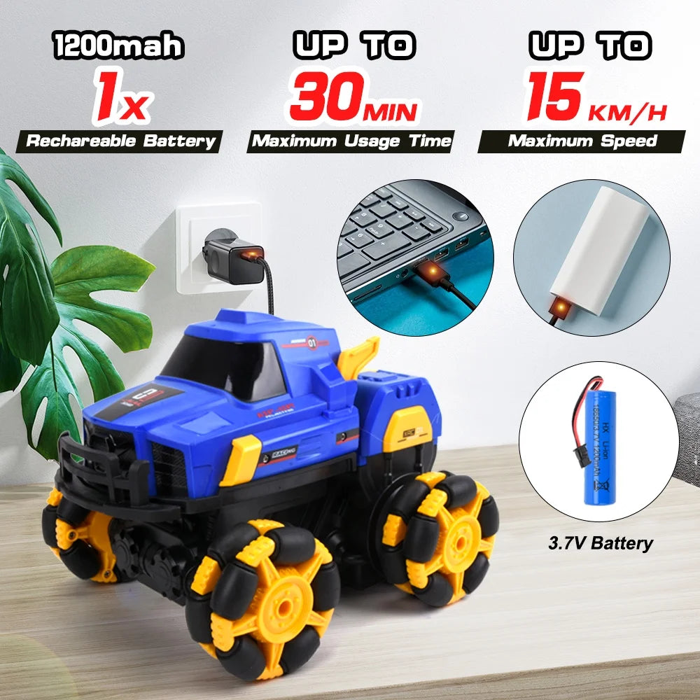 1/16 RC Stunts Car 4WD 2.4Ghz Racing Car O46921
