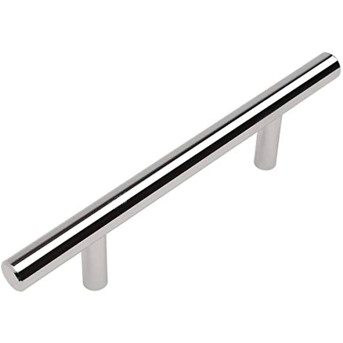 Polished Chrome Solid Steel 3/8 inch Cabinet Hardware Bar Pull D78493