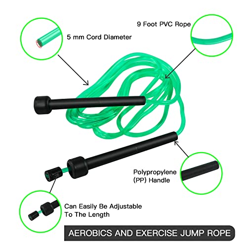 10 Pack PVC Adjustable Jump Rope V87918