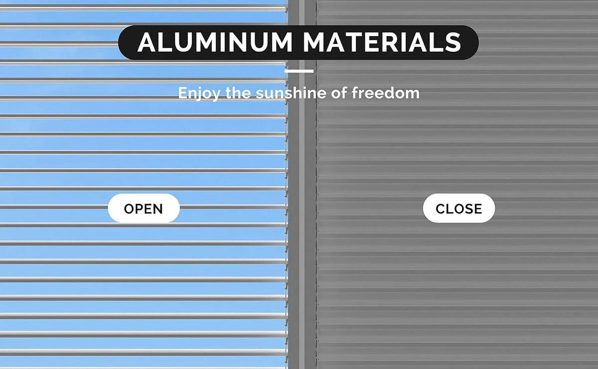 10'x14' Aluminum Louvered Pergola U9521