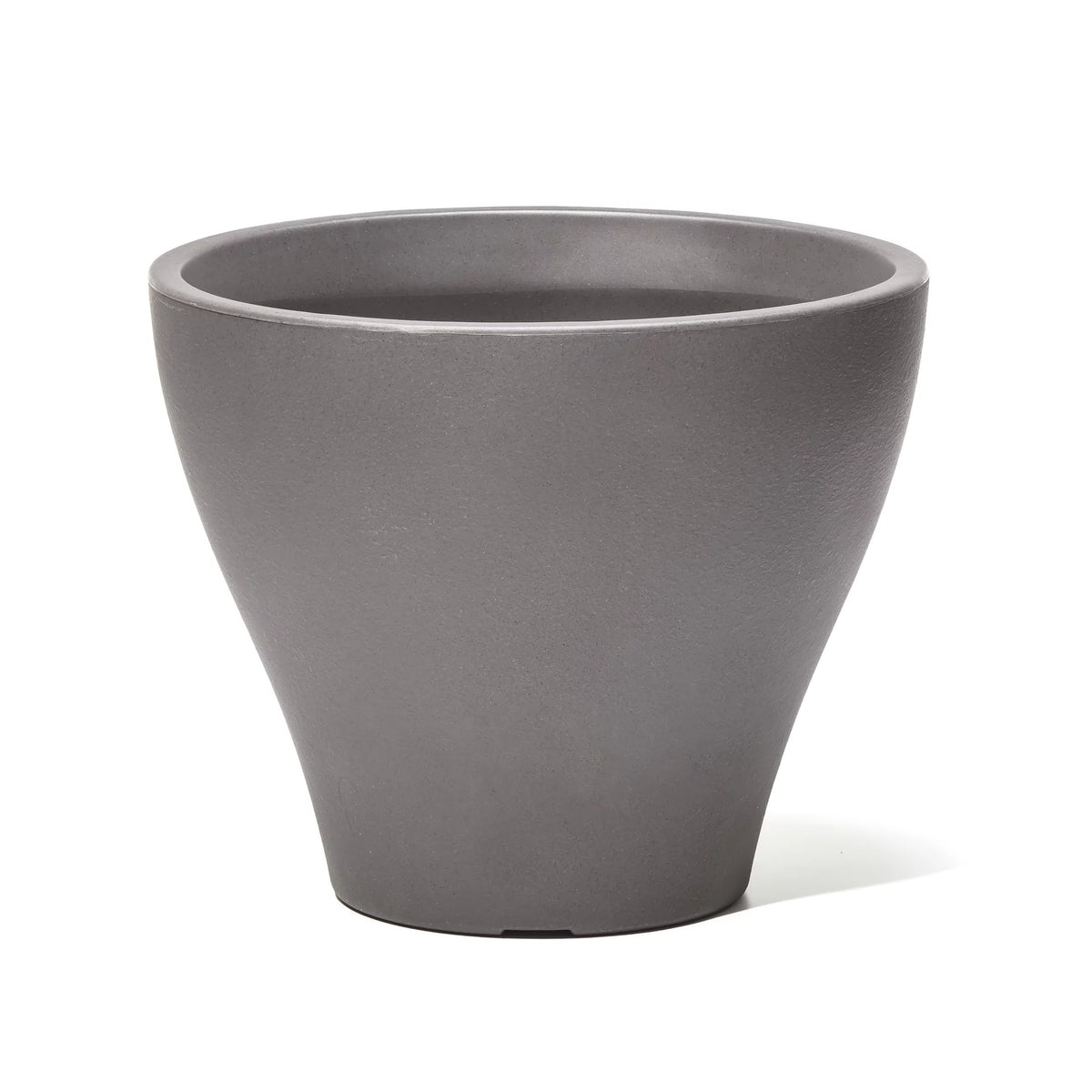 Dark Cedar Round Indoor Outdoor Plastic Planter and Pot Z2009