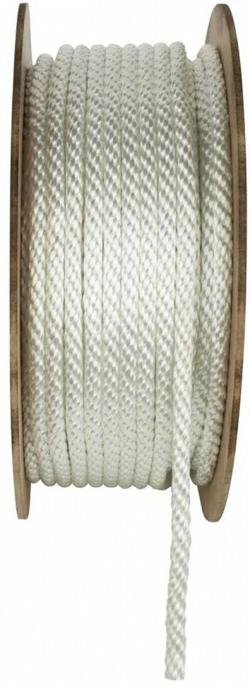 1/2 in. x 300 ft. Solid Braid Nylon Rope, White T135900