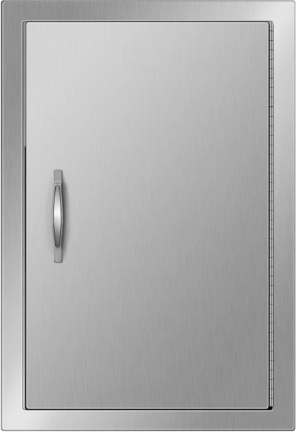 BBQ Access Door 17W x 24H Inch Stainless Steel Q24249