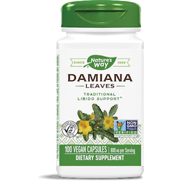 Damiana Leaves 400 mg 100 Capsules M5266