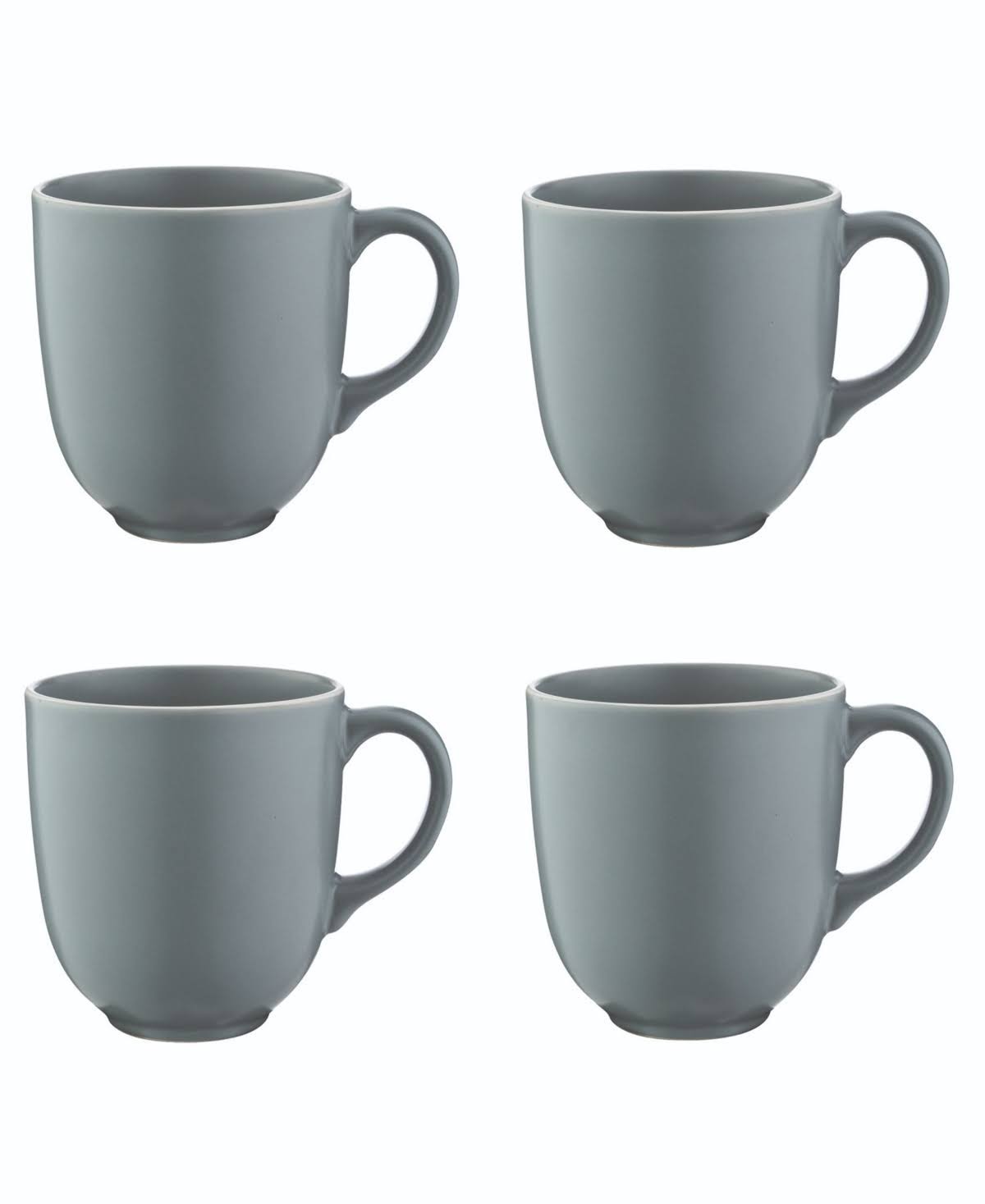 Gray Mug, Set of 4 K228