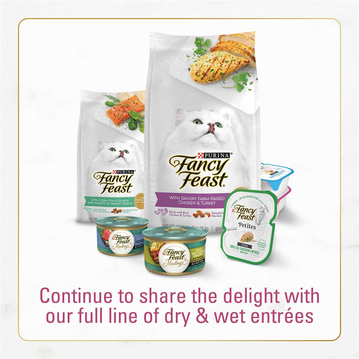 Dry Cat Food Filet Mignon Flavor with Seafood & Shrimp Q857