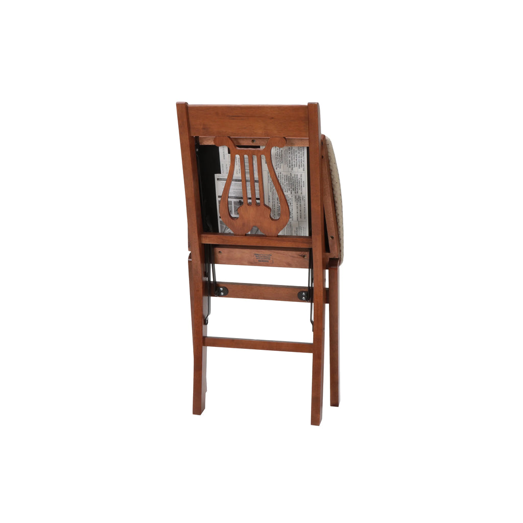 Light Cherry Folding Chair 2 Pack R8524