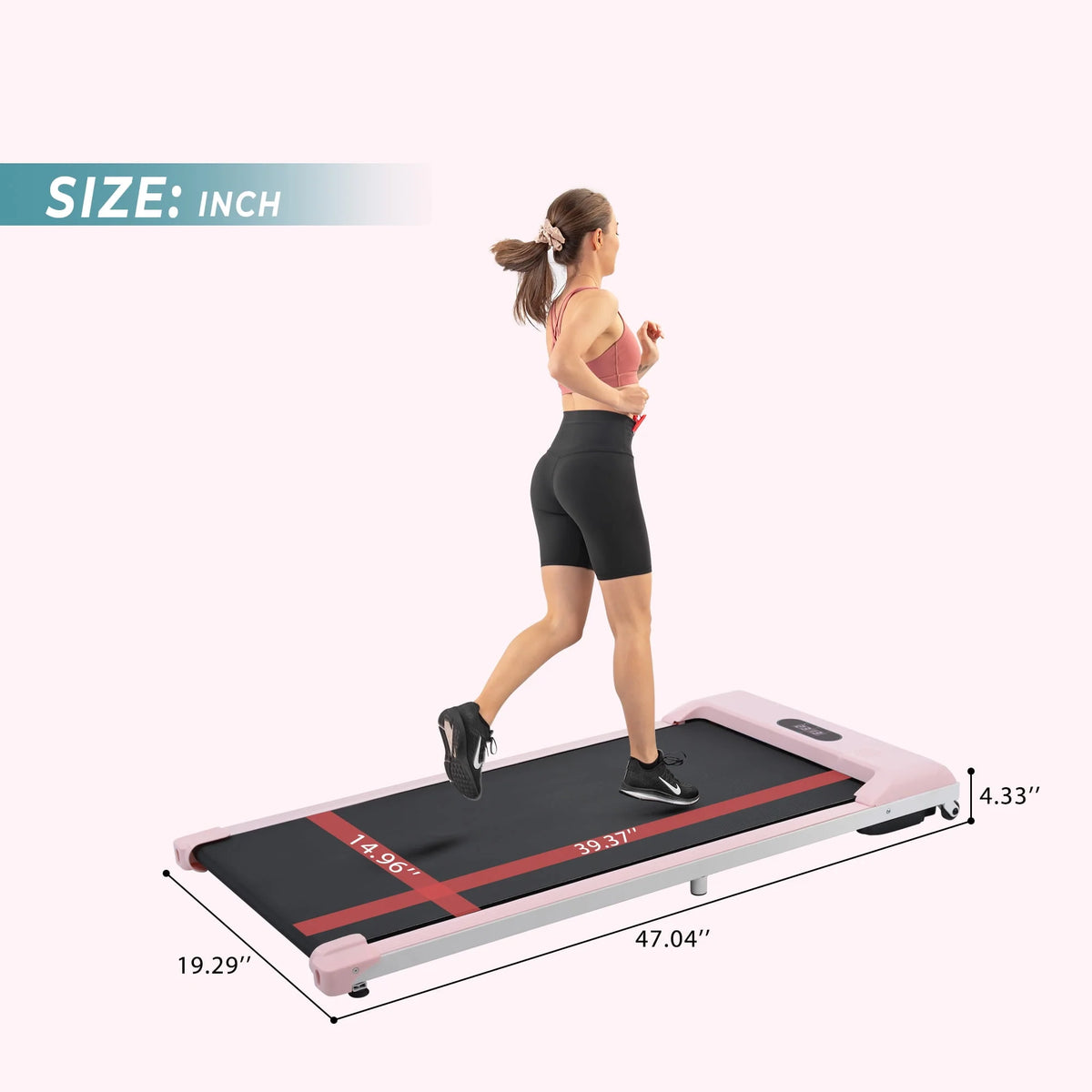 2-in-1 Under Desk Treadmill Walking Pad 2.5HP F684440