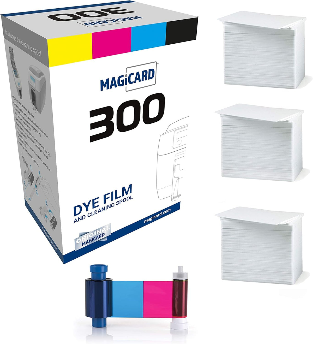 CR80 PVC Cards with Color Ribbon H12340