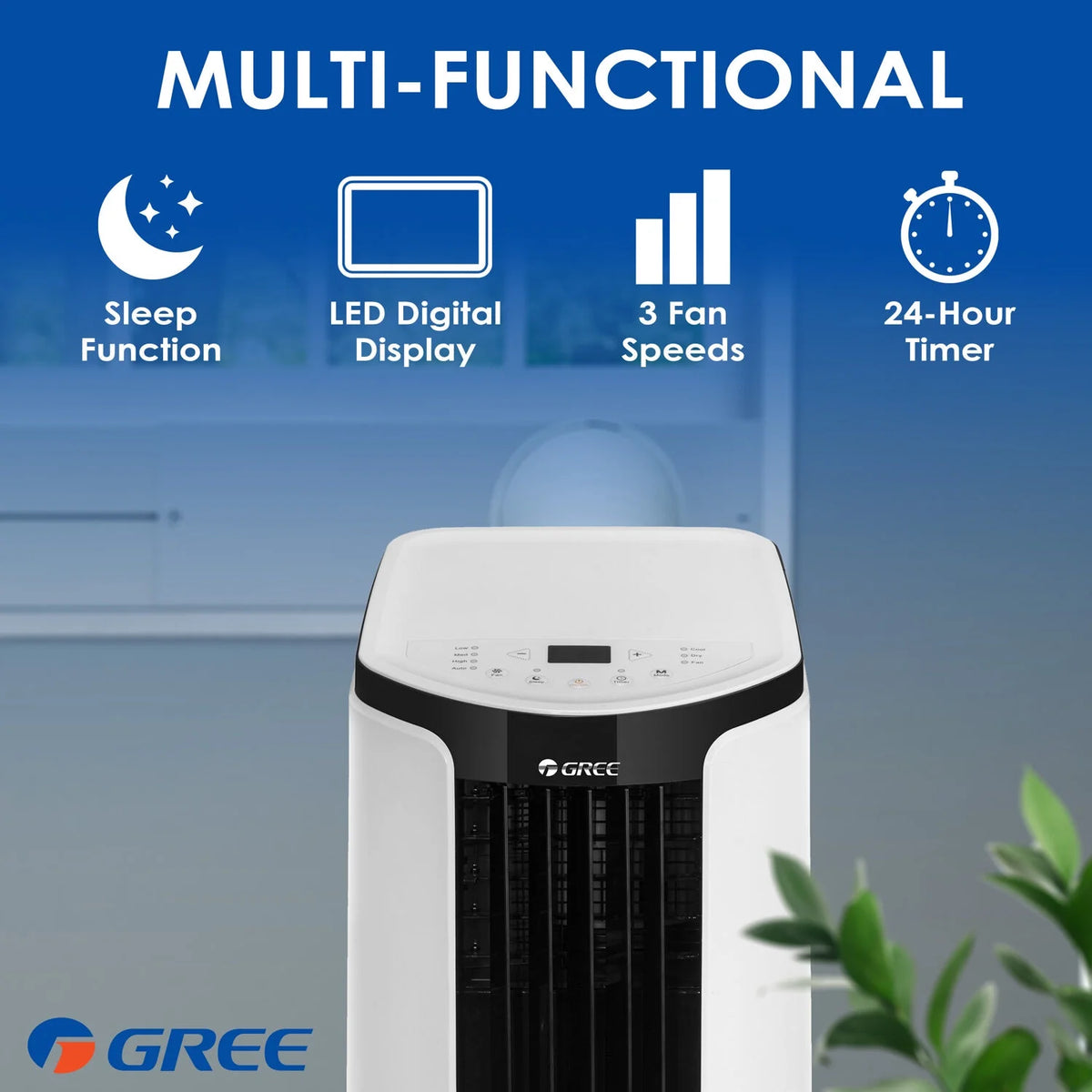 6,000 BTU Portable Air Conditioner with Remote F24033