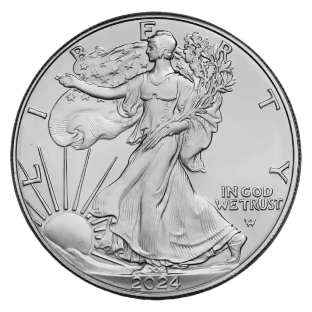 1 oz American Silver Eagle Coin Tube of 20 Coins J741377