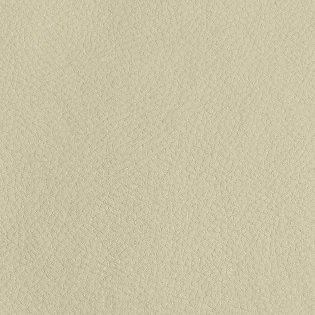 Cream Leatherette Ottoman W3490