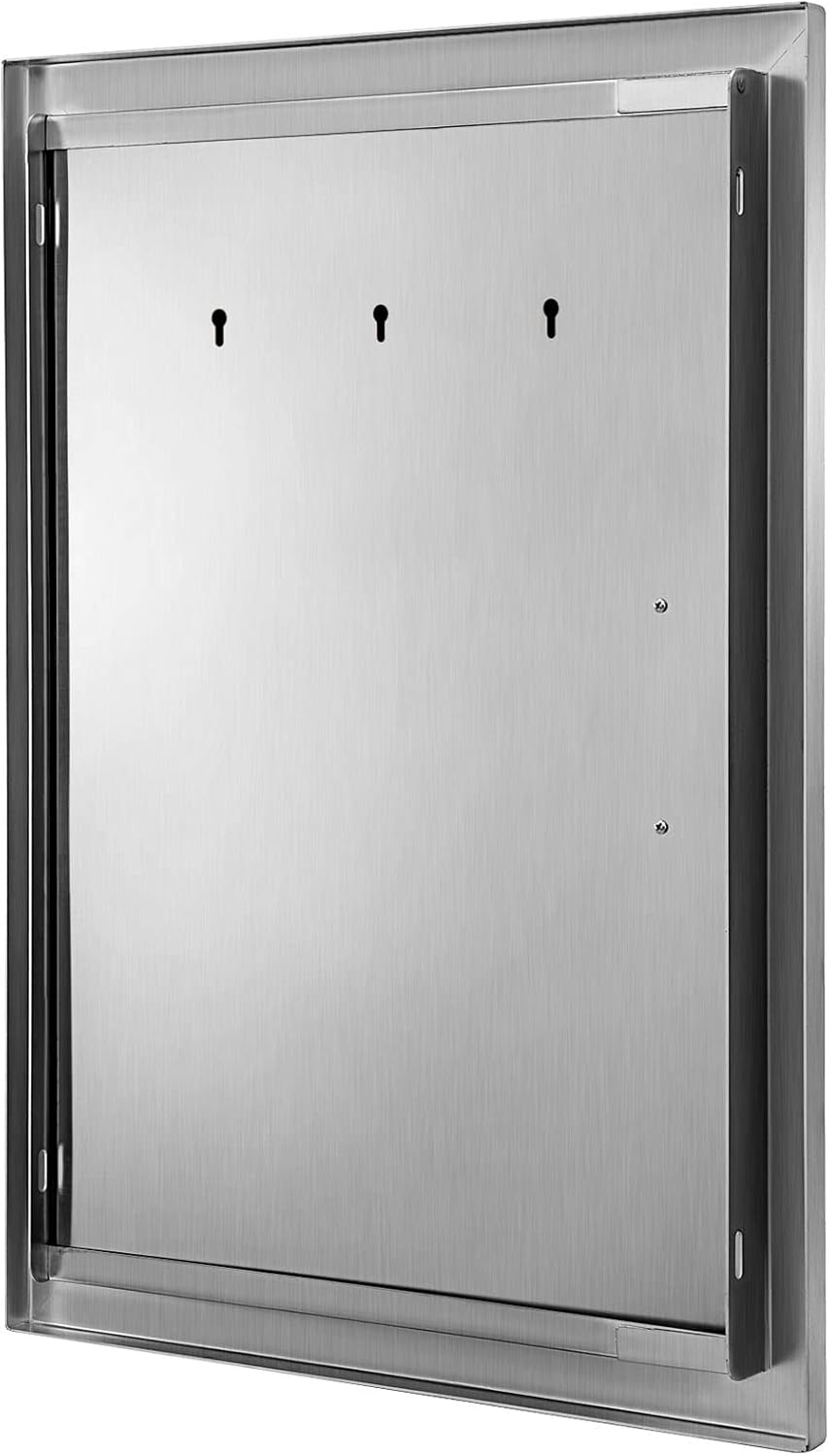 BBQ Access Door 17W x 24H Inch Stainless Steel Q24249