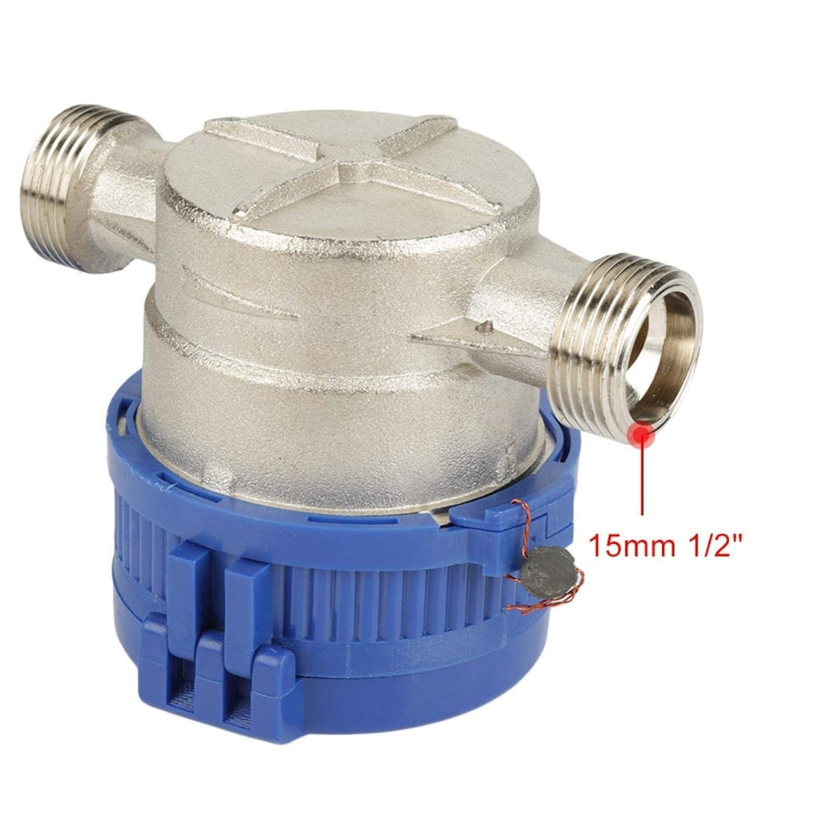 1/2 Inch Plastic Water Flow Meter Pack of 2 X62780