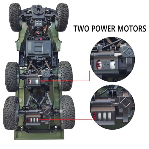 6x6 1/16 Scale 4WD Remote Control Military Truck T32029
