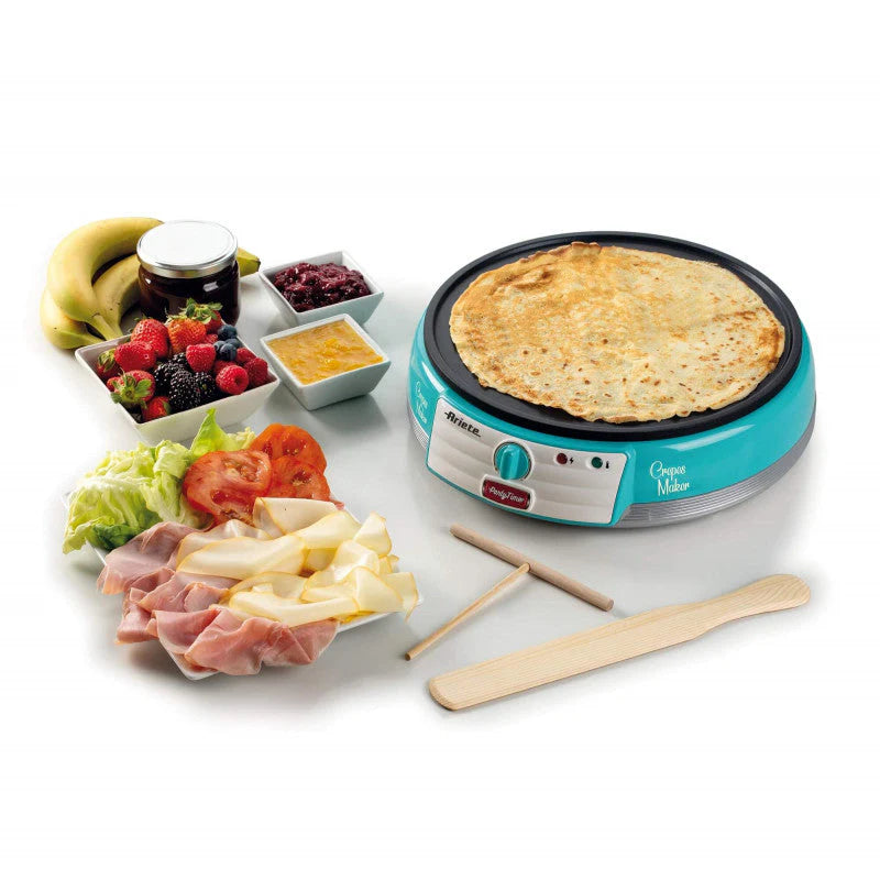 Crepe Maker Machine 1000W Blue X595848