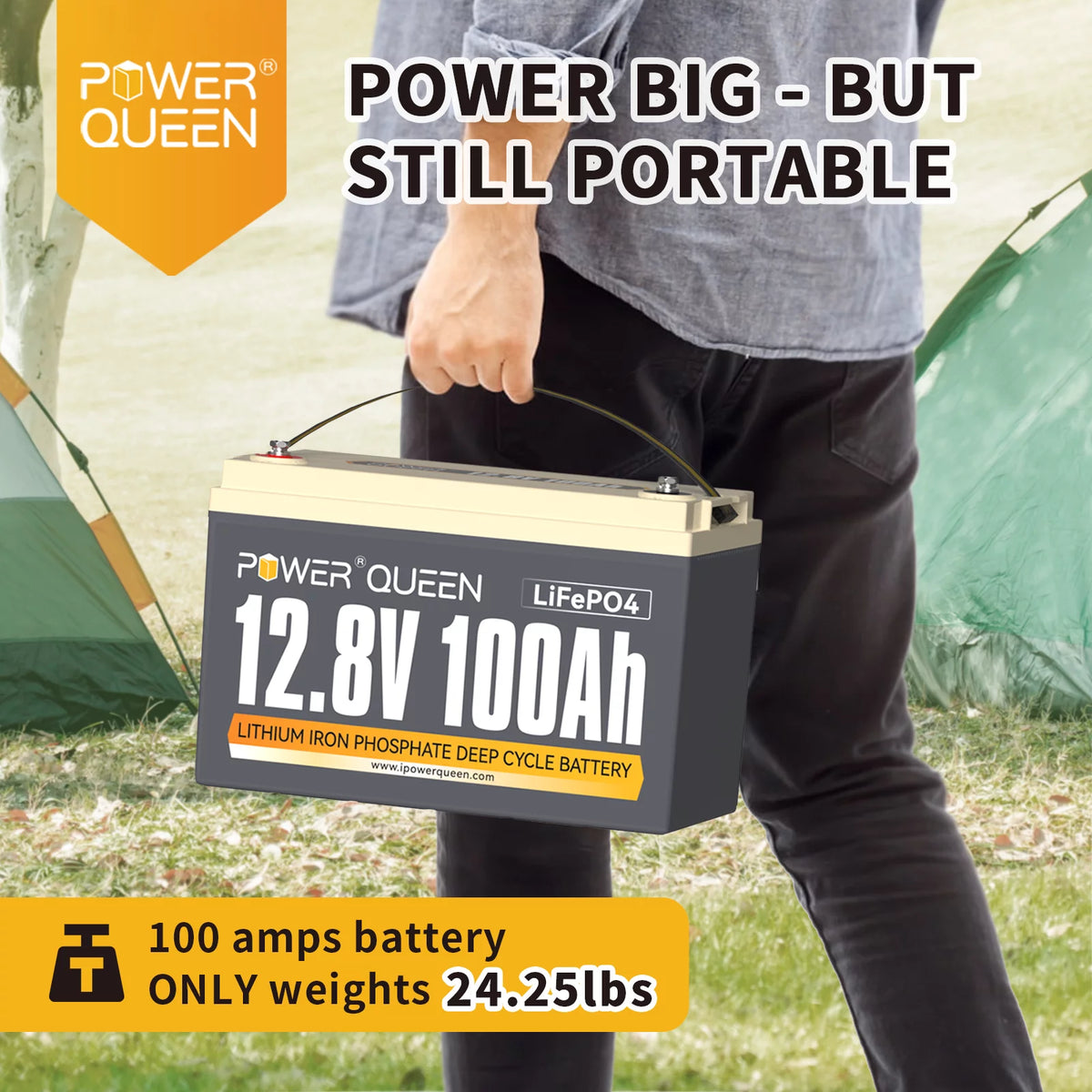 12V 100Ah LiFePO4 Lithium Battery L204633