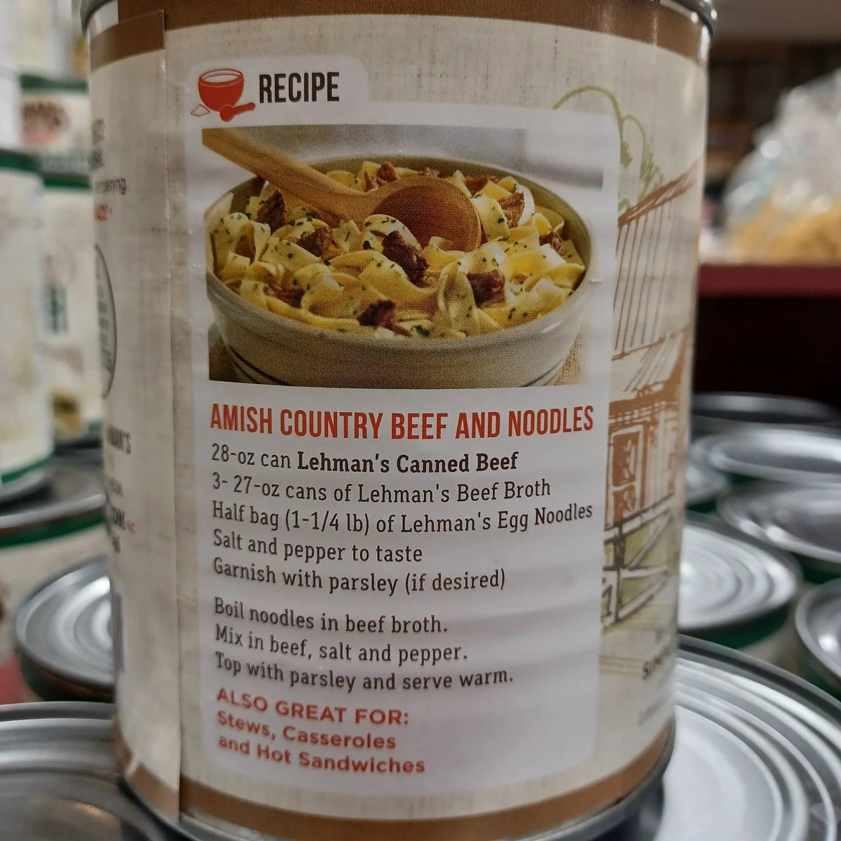 14.5 oz Pack of 3 Canned Beef Meat V9043