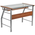 Rectangular Computer Desk with Keyboard Tray D6815
