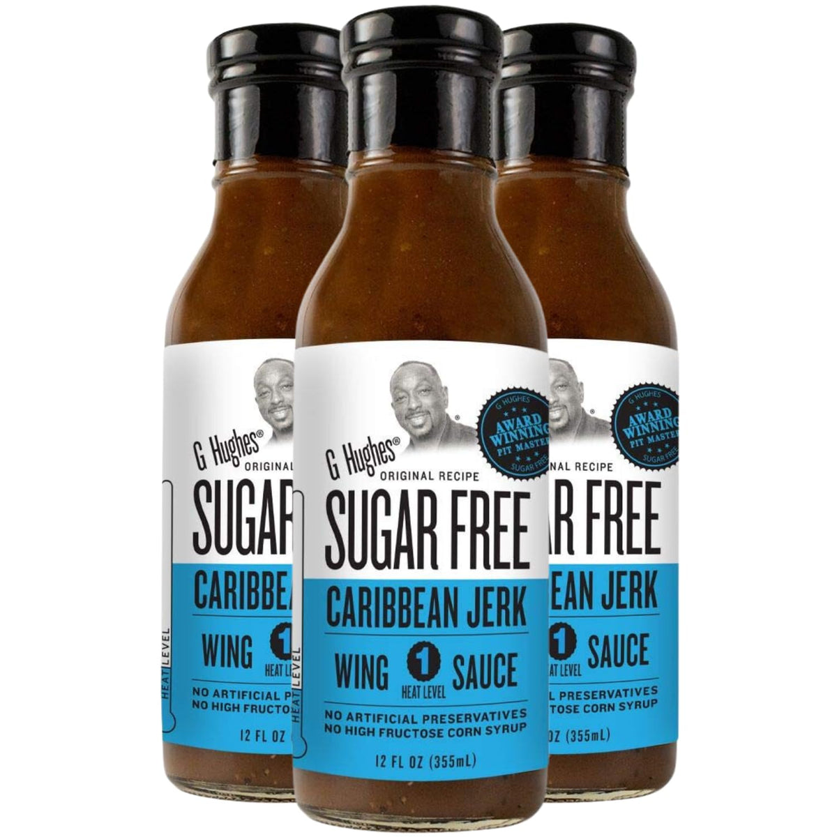 Caribbean Jerk Wing Sauce, 12 Oz. (3 pack) R6744