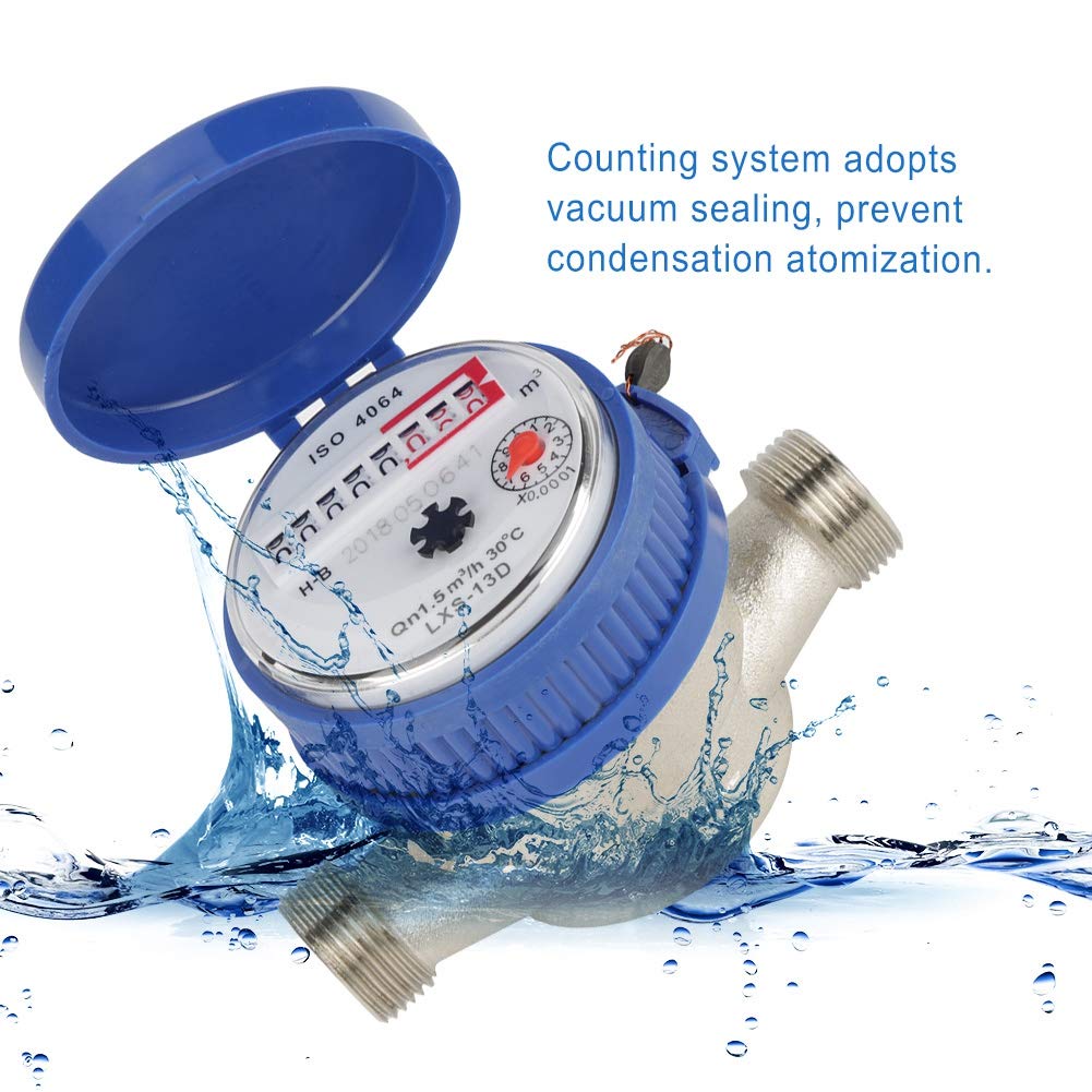 1/2 Inch Plastic Water Flow Meter Pack of 2 X62780