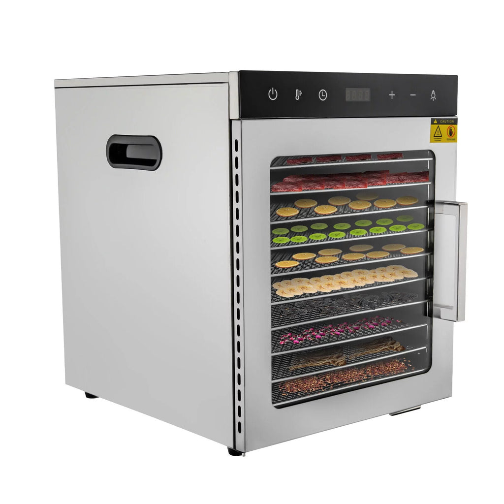 10 Trays Stainless Steel Food Dehydrator with Timer X9844