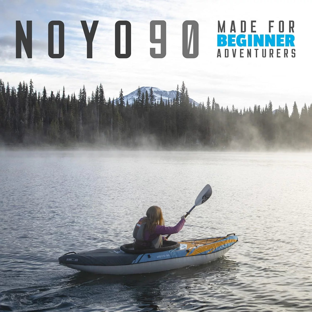 1 Person Inflatable Kayak with Cover C694