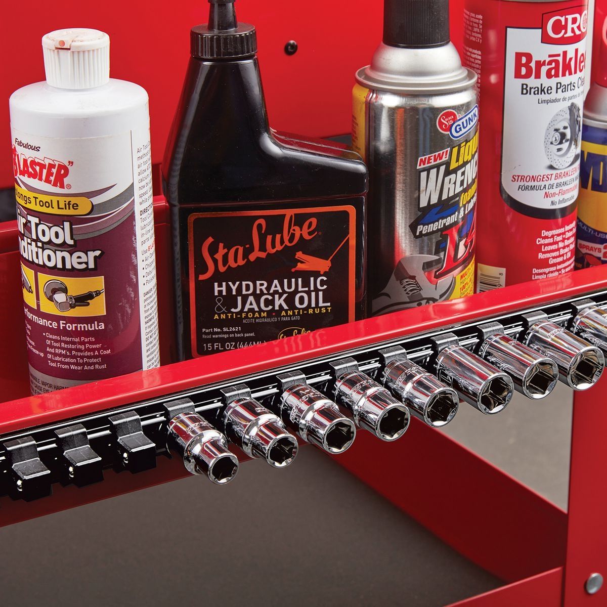 1/2 in. Magnetic Socket Rail D6241