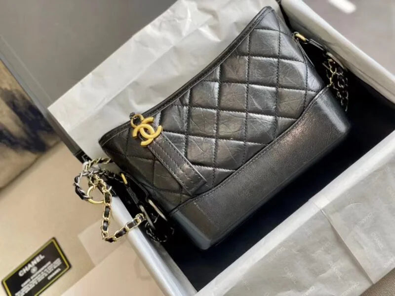 Black Hobo Bag B5623