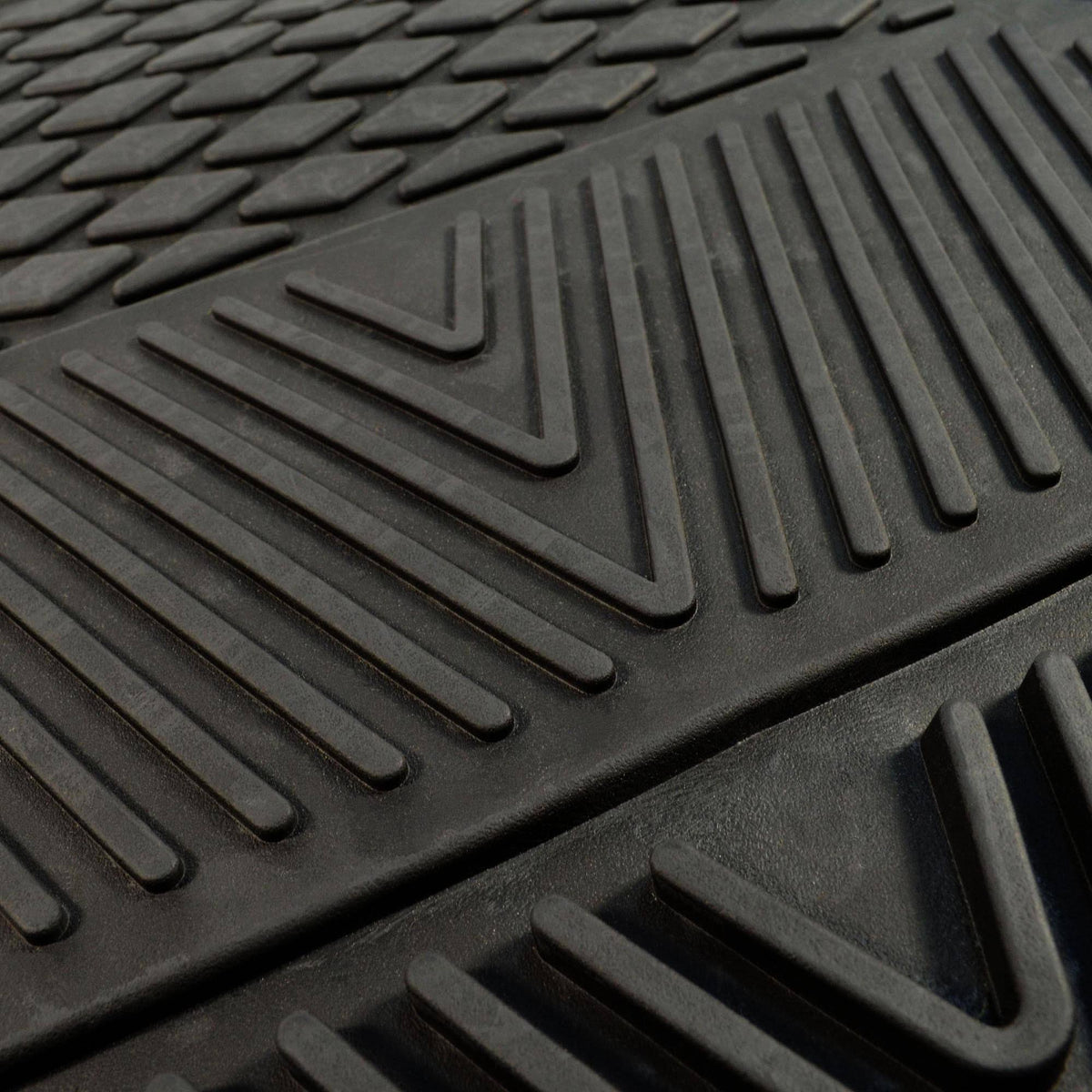 2-pc Vinyl Front Car Mat Set W827