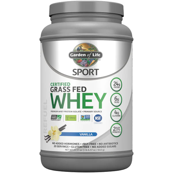 Vanilla Grass Fed Whey 22.57 oz K286456