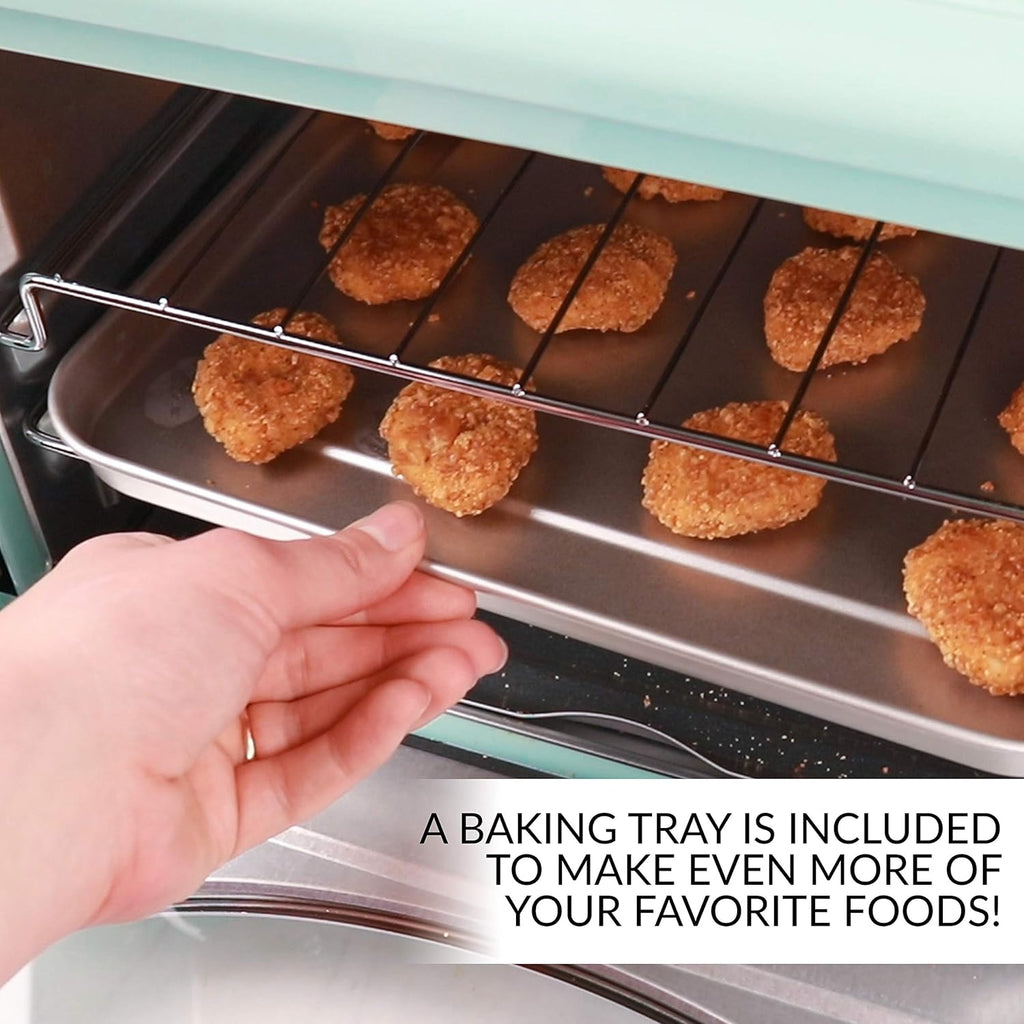 0.7-Cu. Ft. Retro Convection Toaster Oven, Aqua P507565