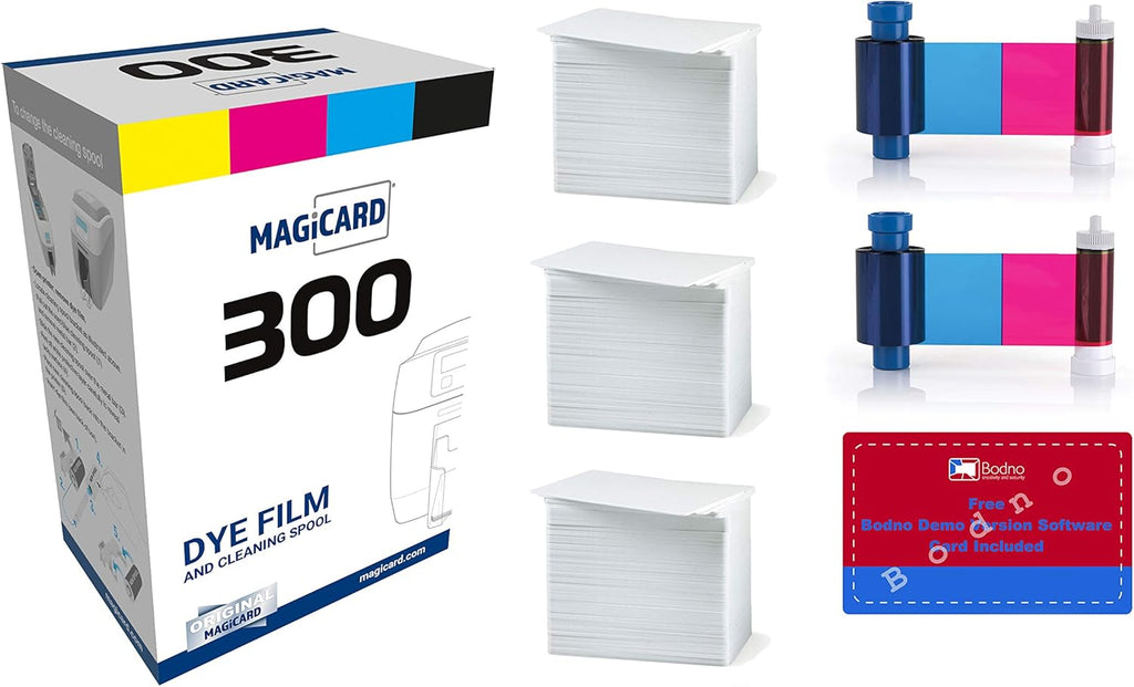 CR80 PVC Cards with Color Ribbon H12340