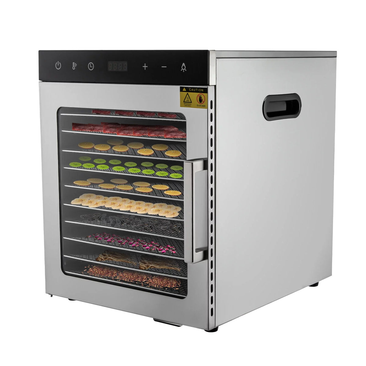 10 Trays Stainless Steel Food Dehydrator with Timer X9844
