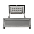 Solid Wood King Size Lighted Bed C543