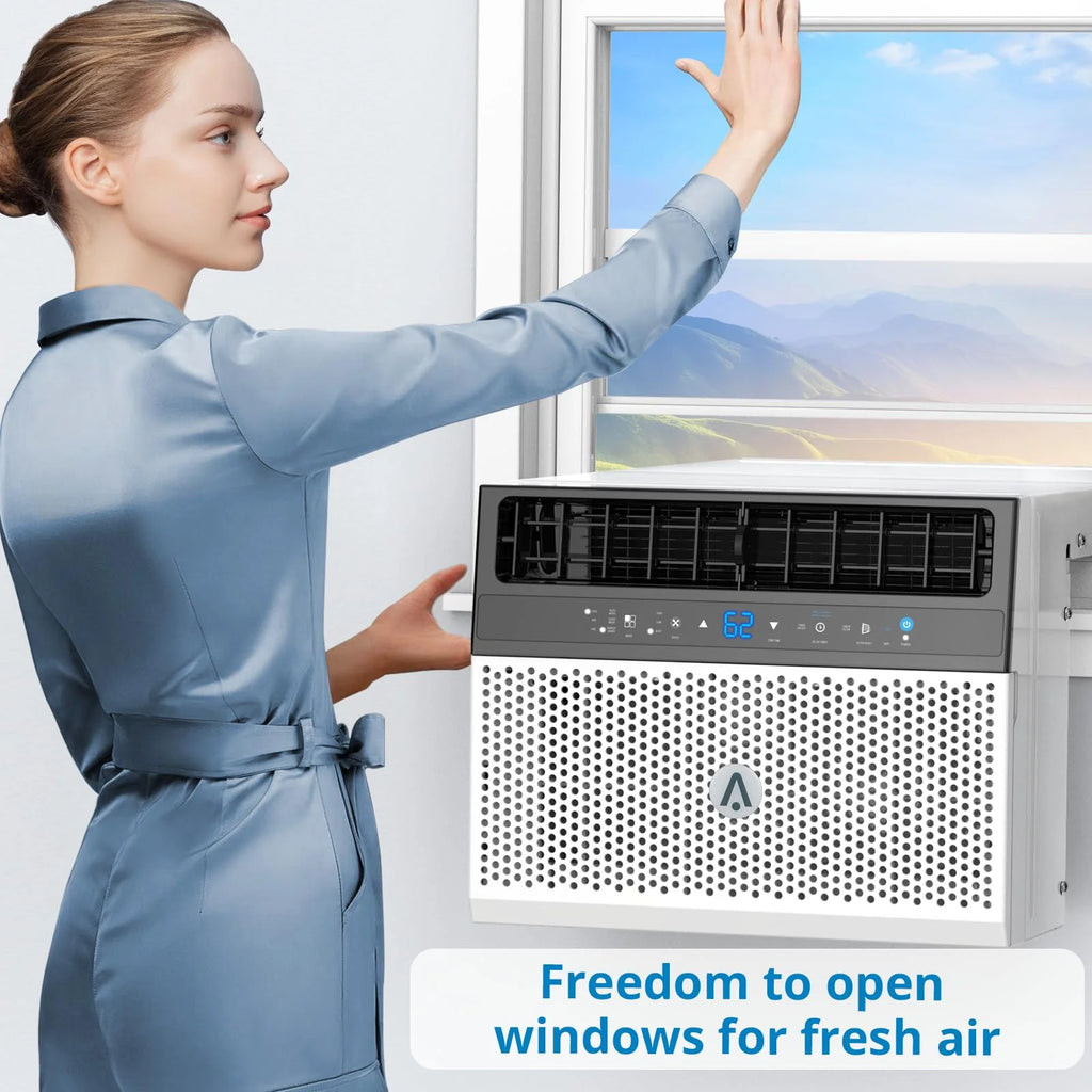 8000 BTU Window Air Conditioner with Remote Control W65068