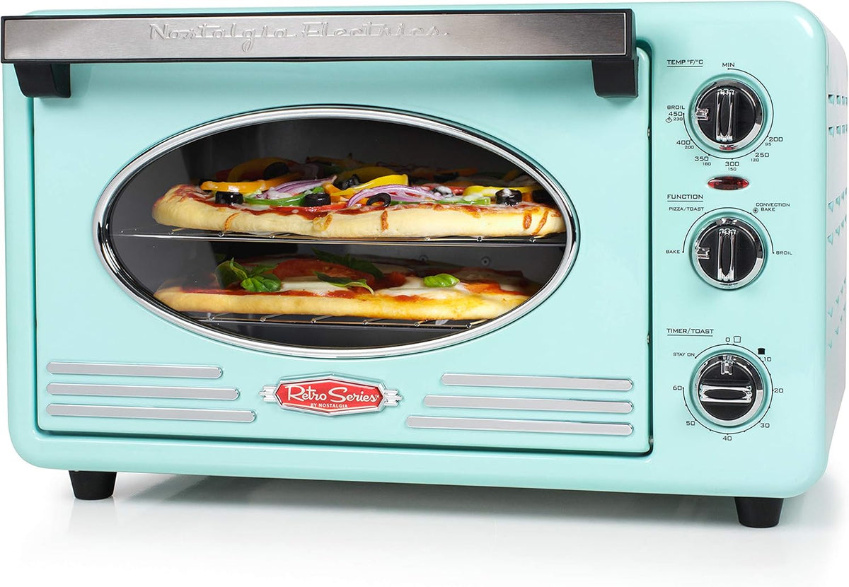 0.7-Cu. Ft. Retro Convection Toaster Oven, Aqua P507565