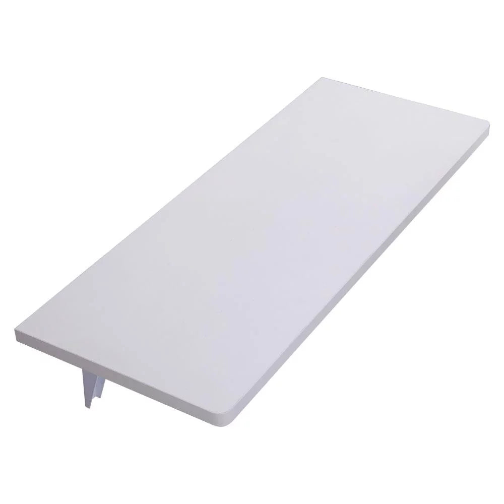 Wall-Mounted Folding Wooden Table White Q542