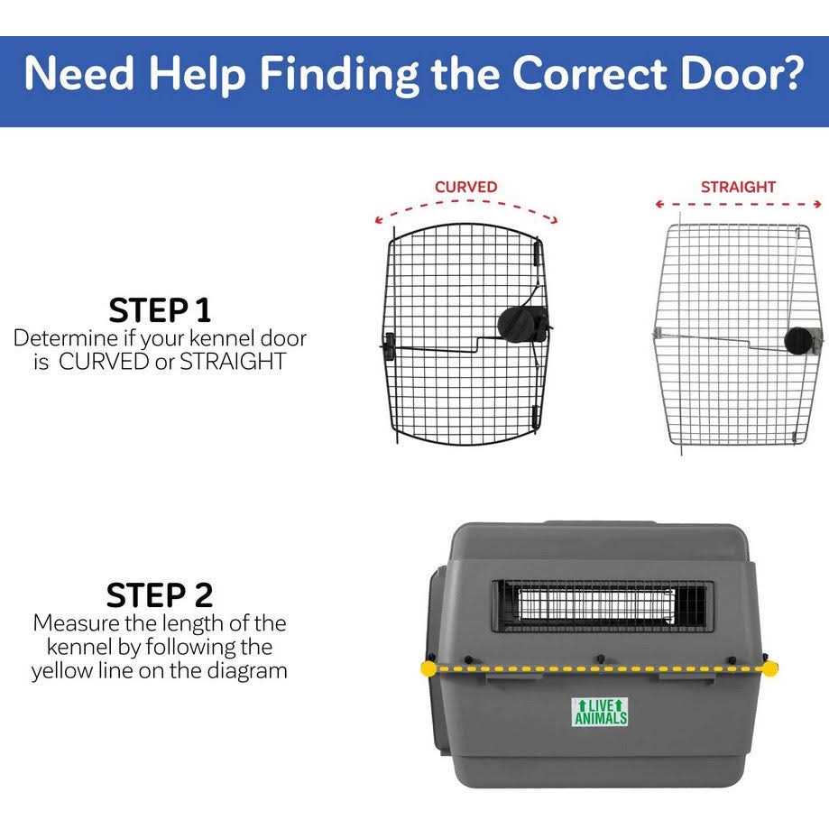 Black Kennel Replacement Door C470976