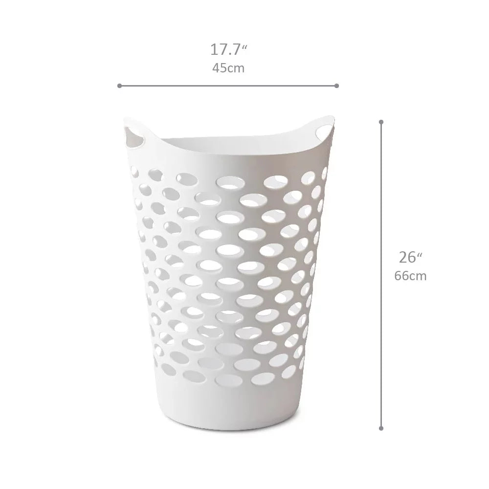 White 3 Pack Round Laundry Hamper U1501