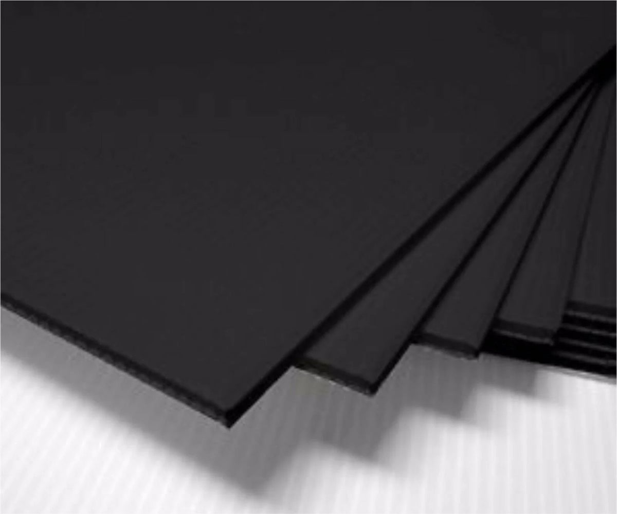 10 Black Corrugated Plastic 18" x 24" 4mm Yard Signs E64804
