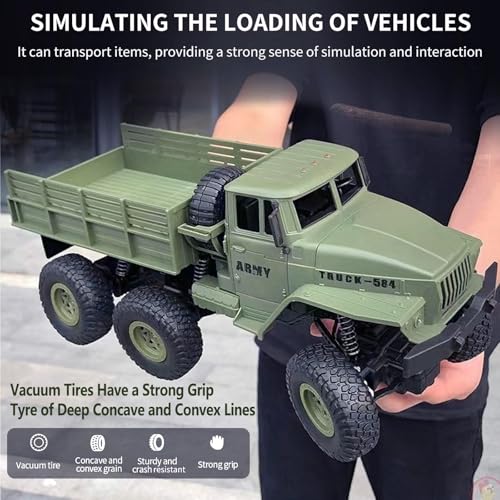 6x6 1/16 Scale 4WD Remote Control Military Truck T32029