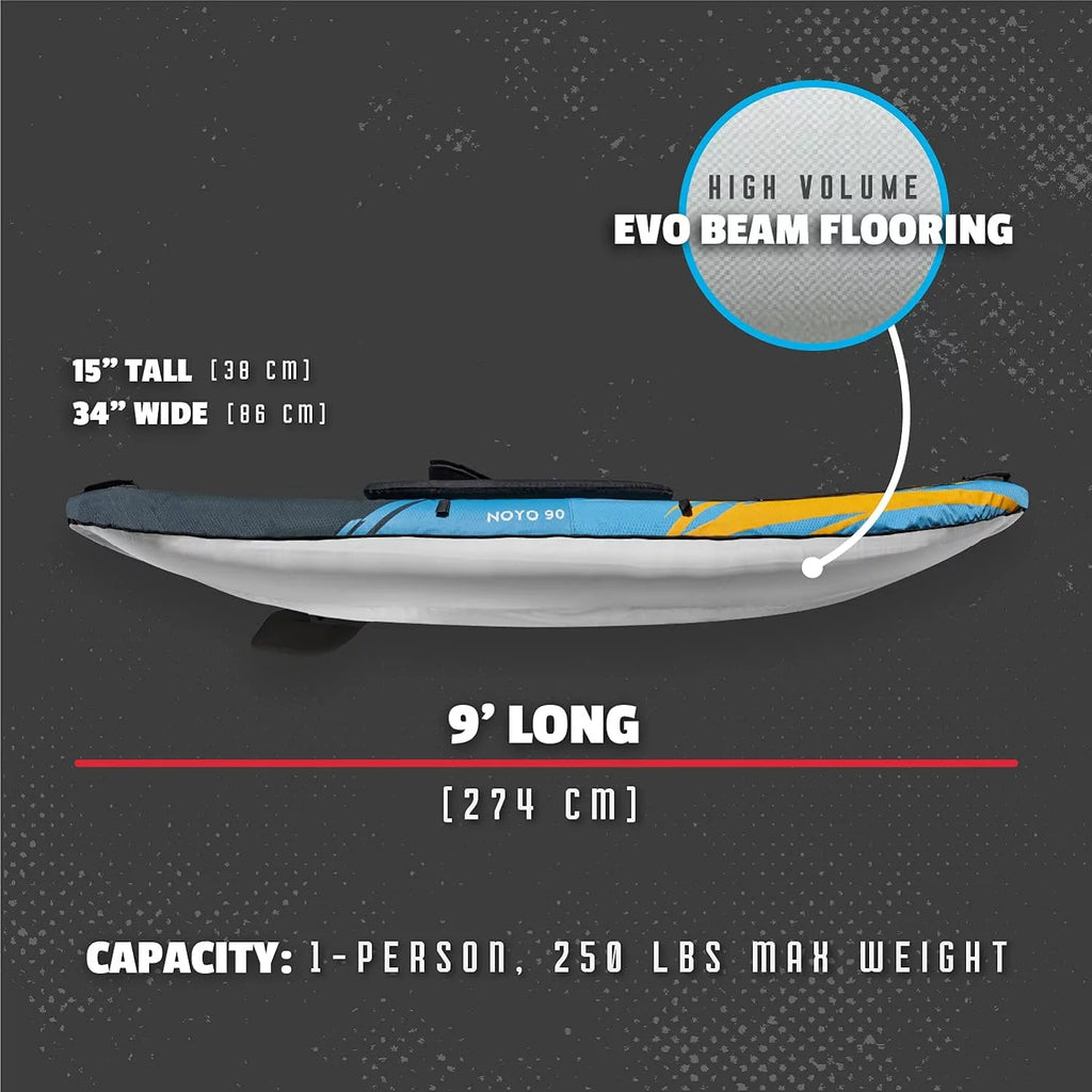 1 Person Inflatable Kayak with Cover C694