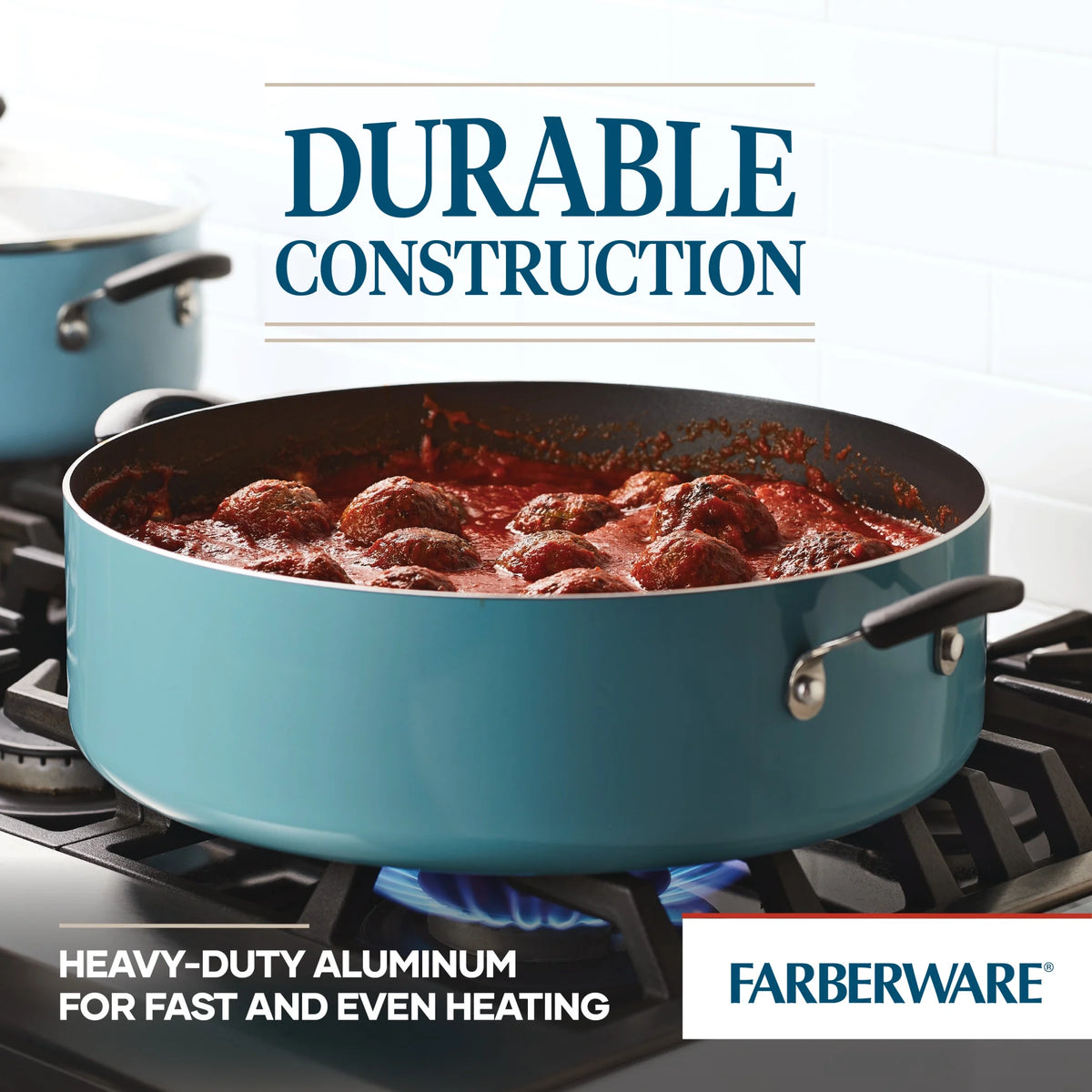 14" Nonstick Jumbo Cooker with Lid S33586